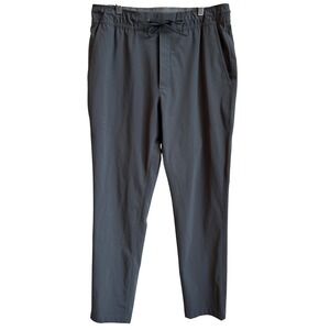Vuori Meta Elastic Waist Pant Mens Medium Warm Grey Straight Leg Classic Fit